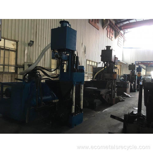 Vertical Cast Iron Metal Chips Briquetting Press Machine